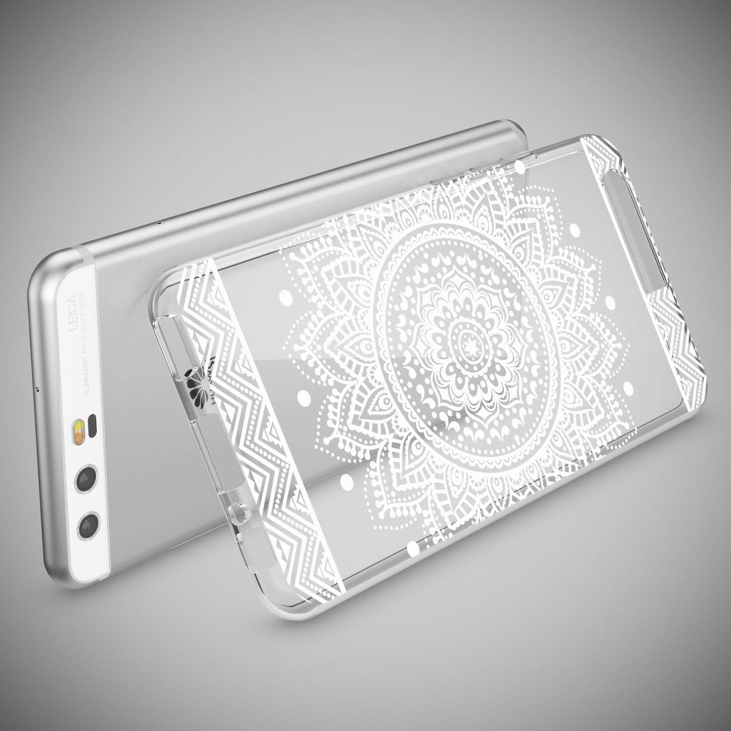 NALIA Huawei P10 Hülle Slim Silikon Transparent Crystal Motiv Case - Dünn Leicht Schutz