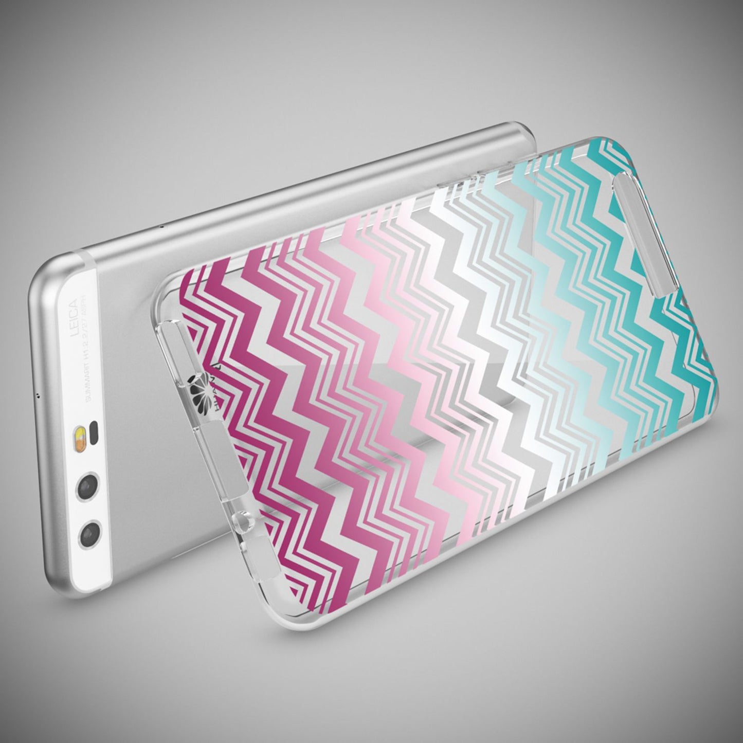 NALIA Huawei P10 Hülle Slim Silikon Transparent Crystal Motiv Case - Dünn Leicht Schutz