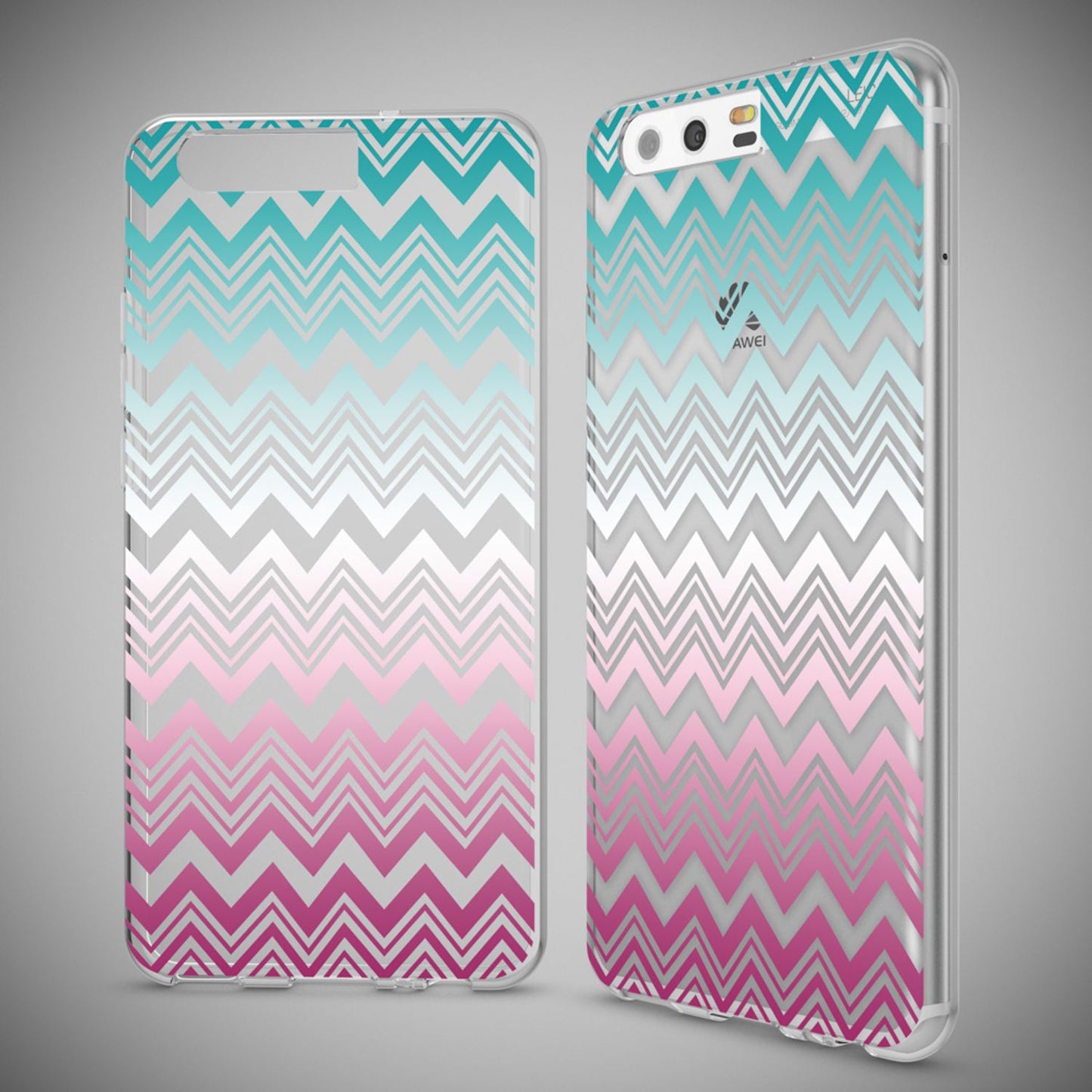 NALIA Huawei P10 Hülle Slim Silikon Transparent Crystal Motiv Case - Dünn Leicht Schutz