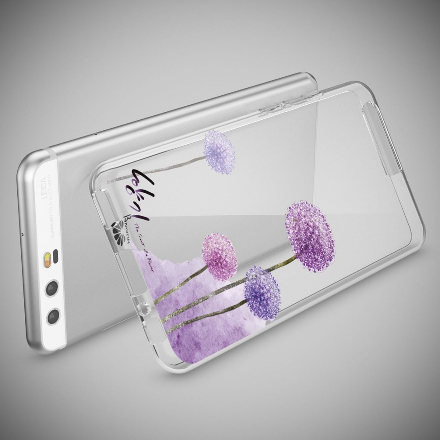 NALIA Huawei P10 Hülle Slim Silikon Transparent Crystal Motiv Case - Dünn Leicht Schutz