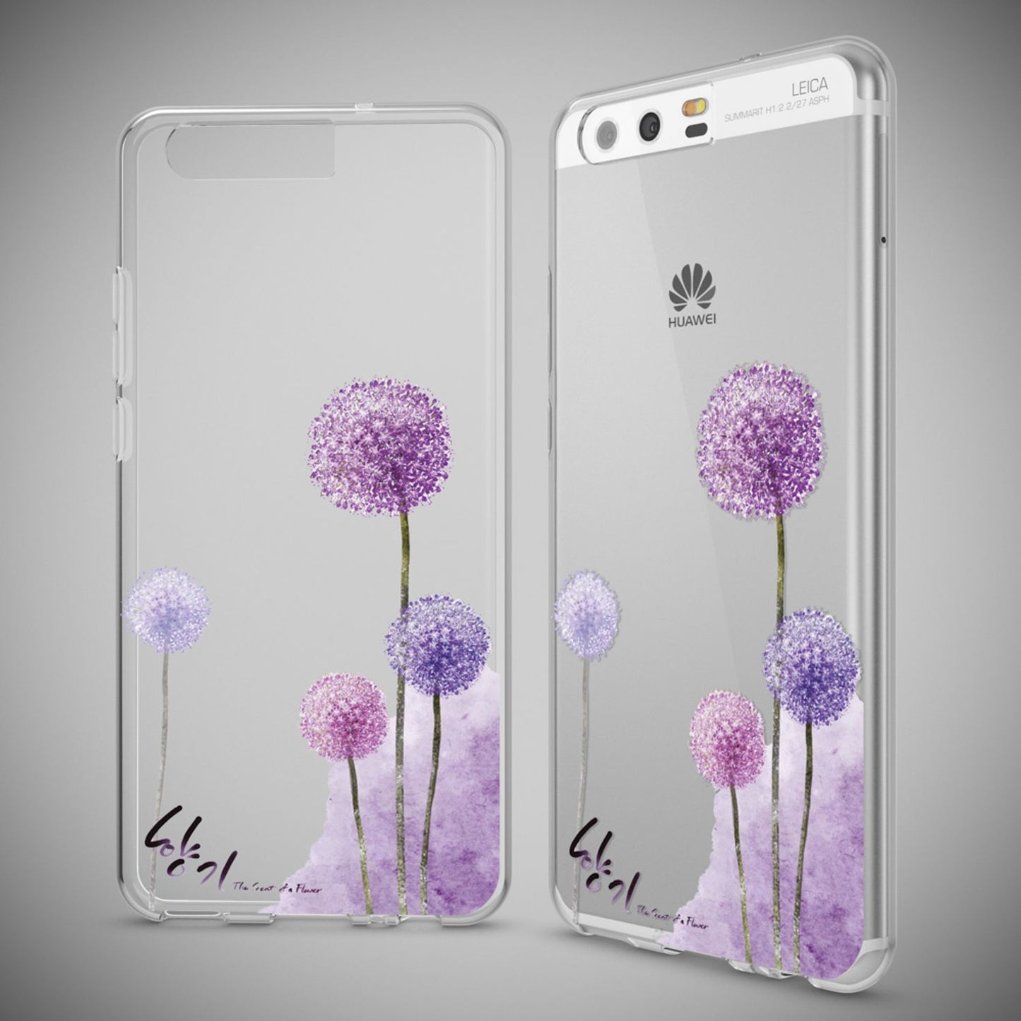 NALIA Huawei P10 Hülle Slim Silikon Transparent Crystal Motiv Case - Dünn Leicht Schutz