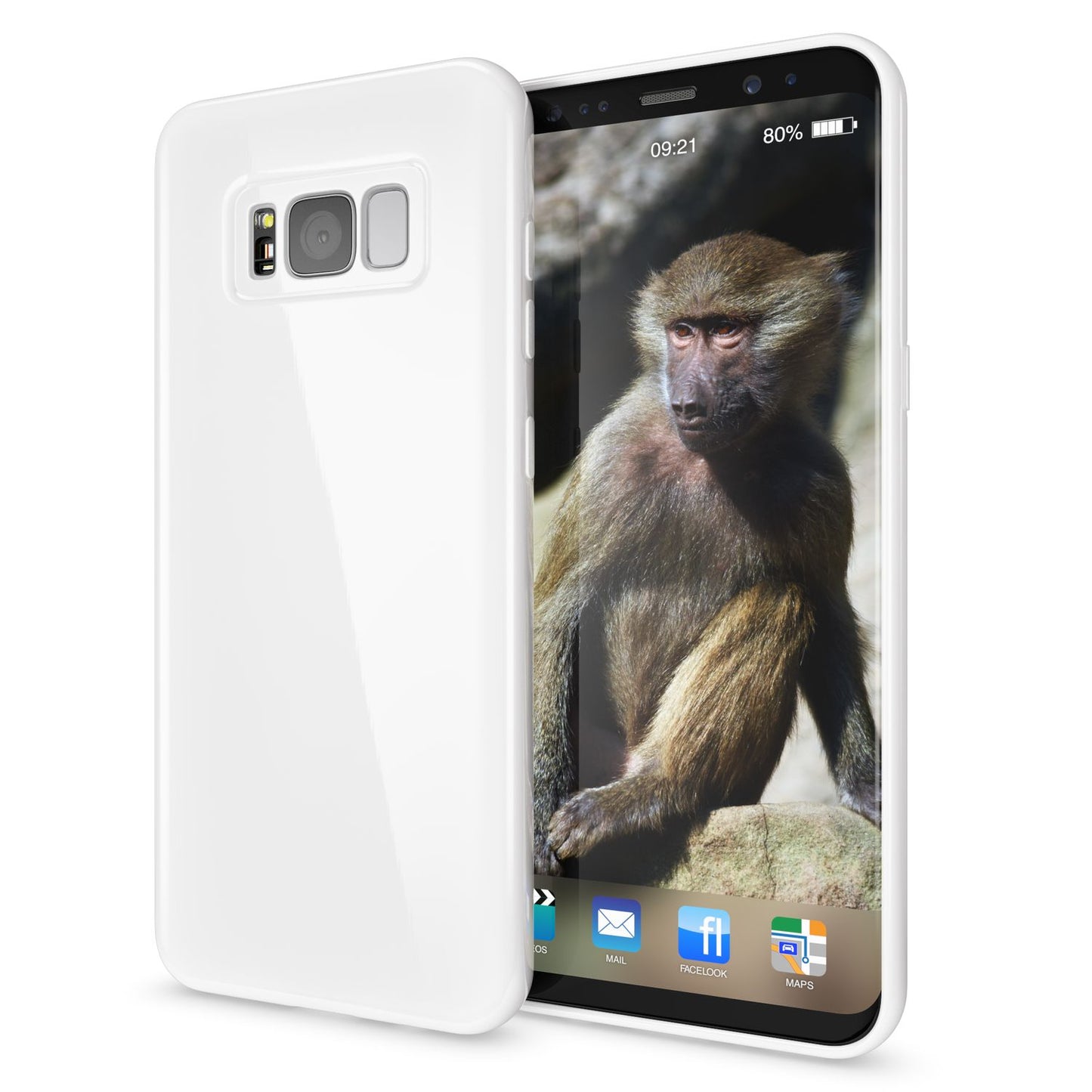 Samsung Galaxy S8 Plus Handy Hülle von NALIA, Silikon Case Cover Bumper Schutz