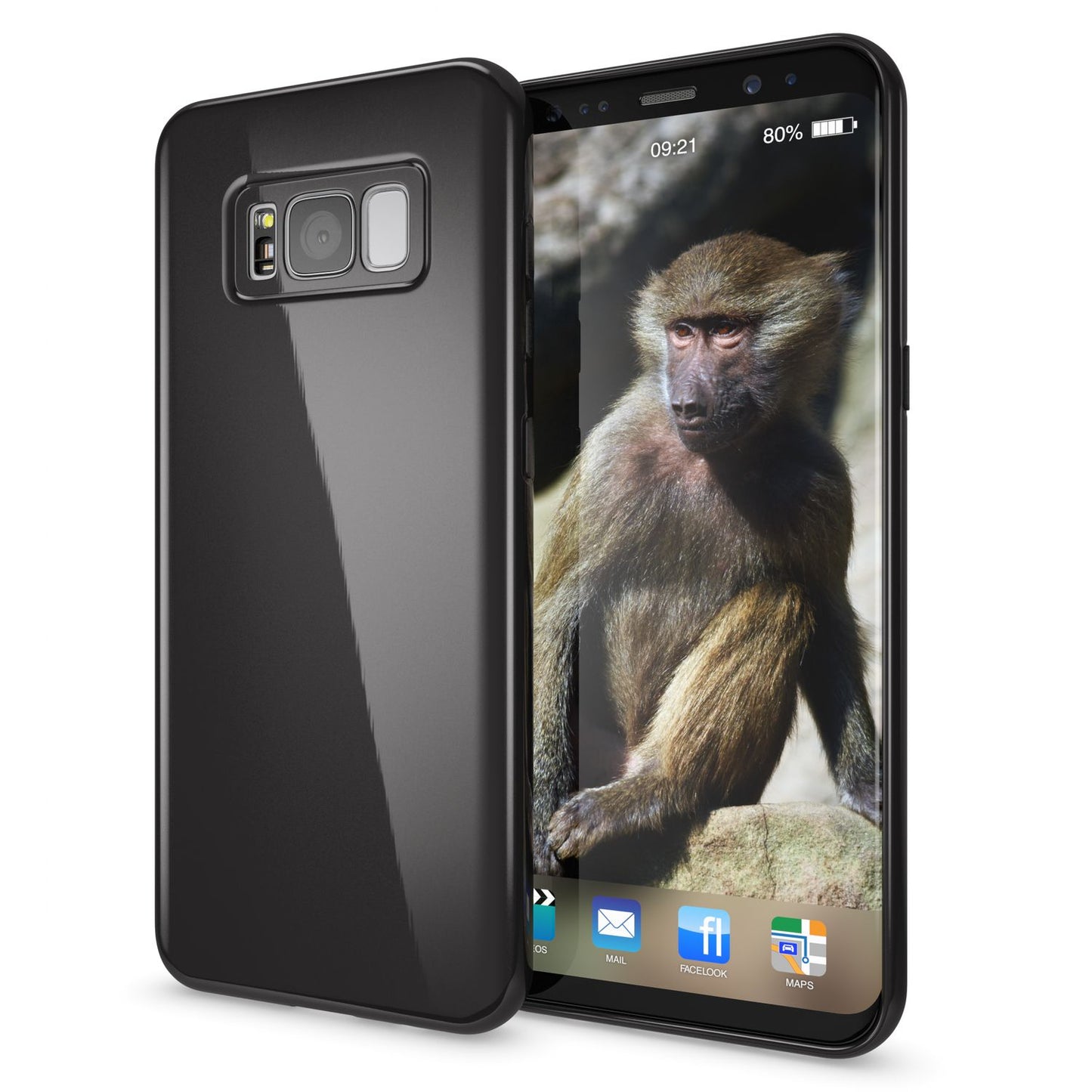 Samsung Galaxy S8 Hülle Handyhülle von NALIA, Slim Silikon Cover TPU Jelly Case