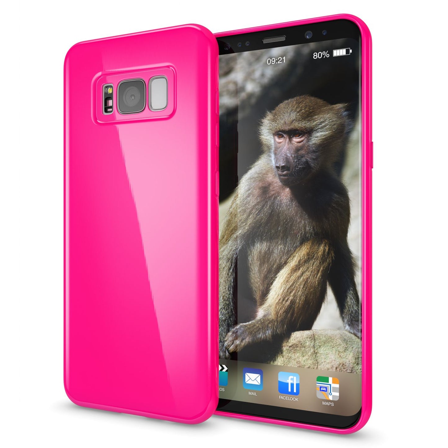 Samsung Galaxy S8 Hülle Handyhülle von NALIA, Slim Silikon Cover TPU Jelly Case