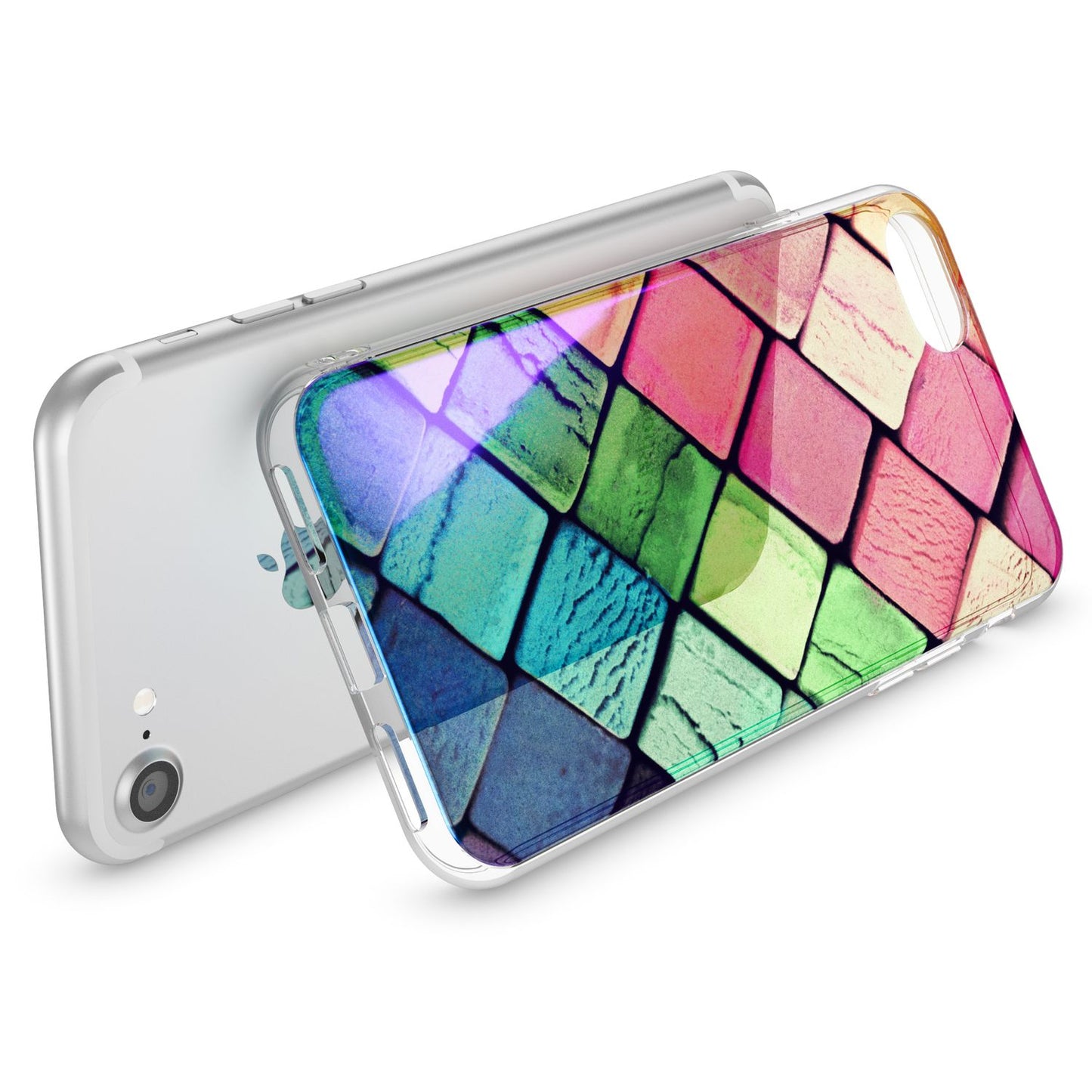 Husa de telefon NALIA pentru iPhone SE 2020 / 8 / 7, husă de protecție cu design TPU