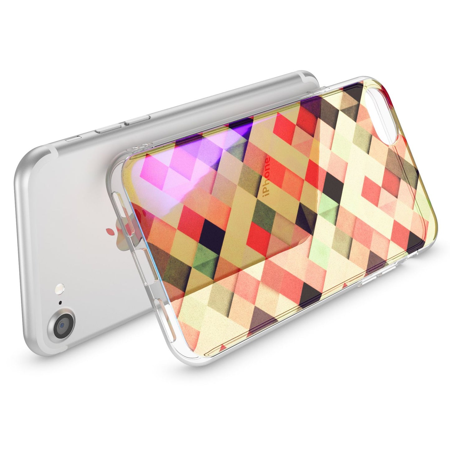 Husa de telefon NALIA pentru iPhone SE 2020 / 8 / 7, husă de protecție cu design TPU