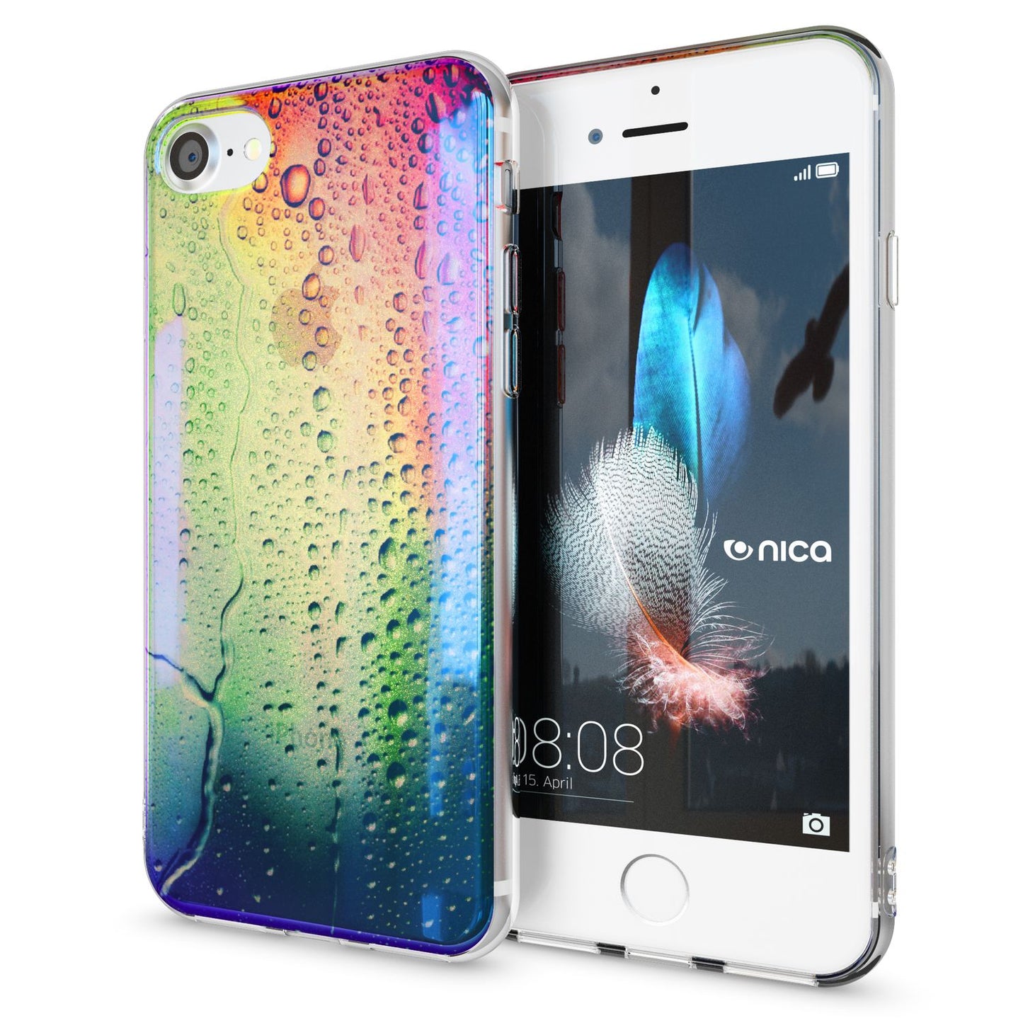 Husa de telefon NALIA pentru iPhone SE 2020 / 8 / 7, husă de protecție cu design TPU