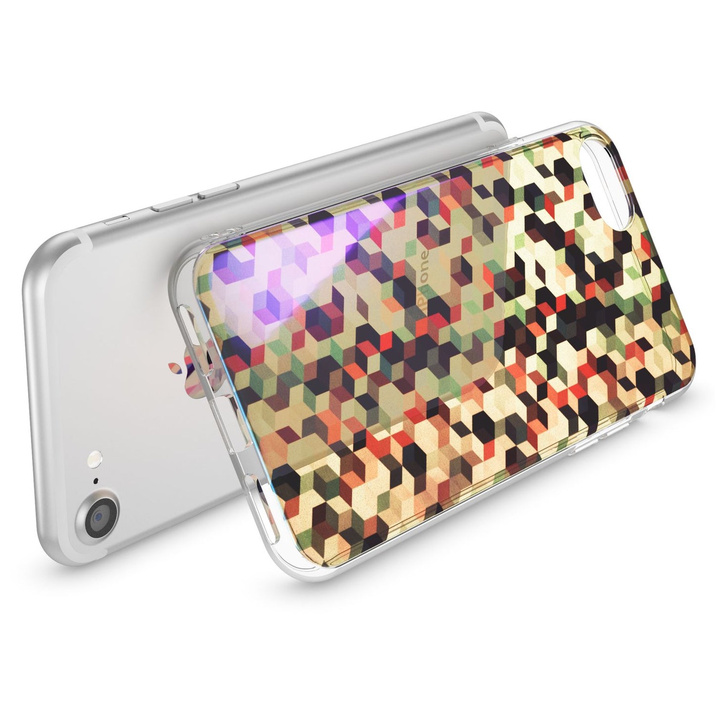 Husa de telefon NALIA pentru iPhone SE 2020 / 8 / 7, husă de protecție cu design TPU