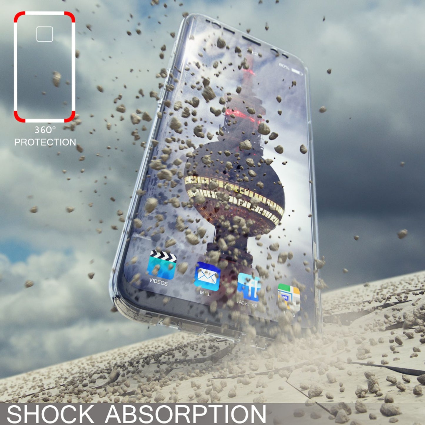 Etui NALIA 360 stopni do Samsunga Galaxy S8 Plus – kompleksowa ochrona, smukłe, przezroczyste etui silikonowe