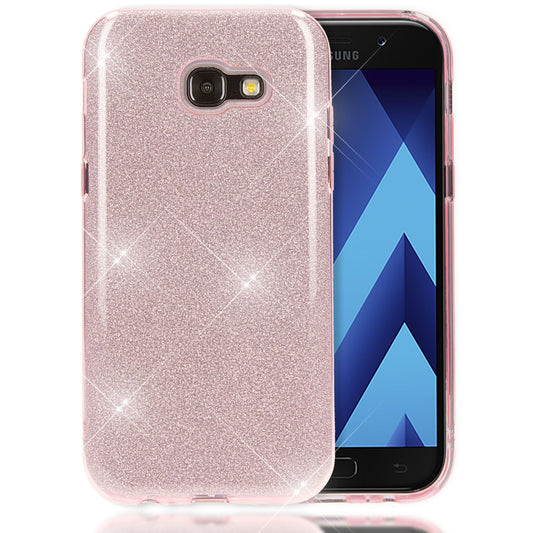 Samsung Galaxy A5 2017 Handy Hülle von NALIA, Glitzer Silikon Cover Case Schutz