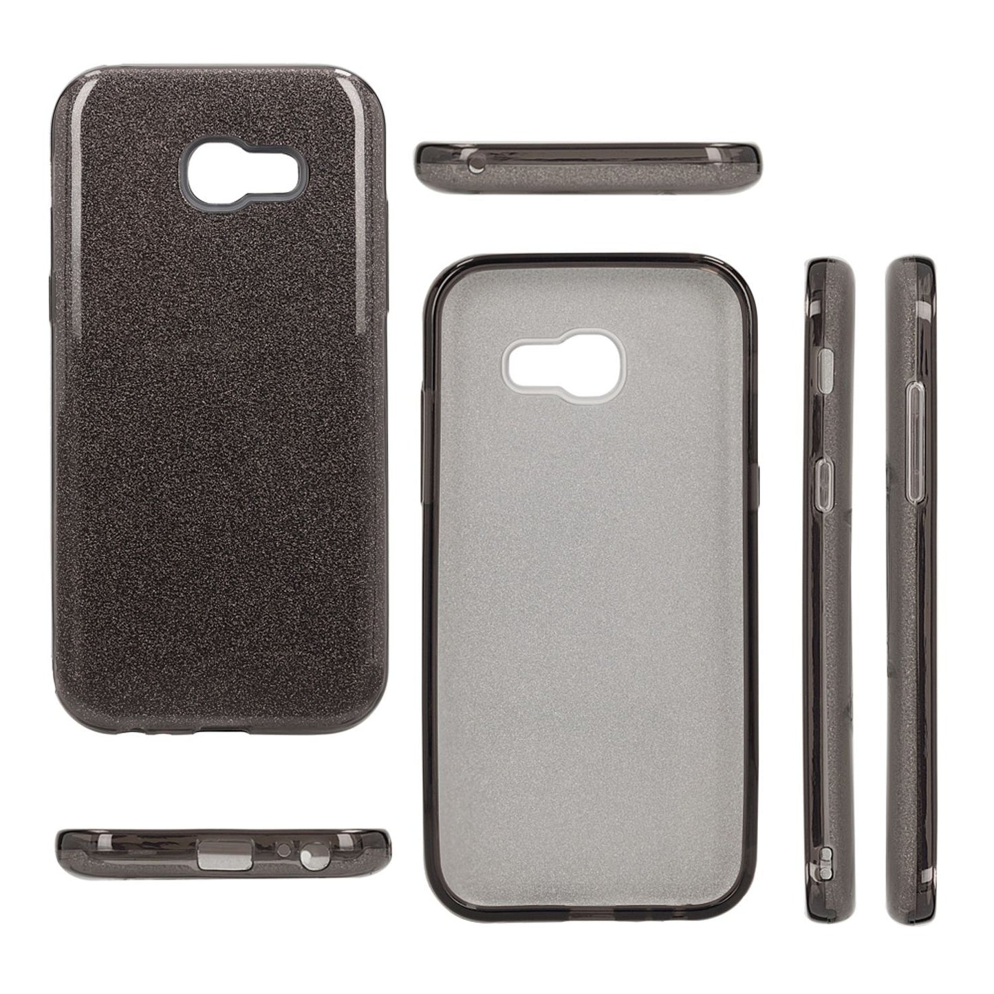 Samsung Galaxy A5 2017 Handy Hülle von NALIA, Glitzer Silikon Cover Case Schutz