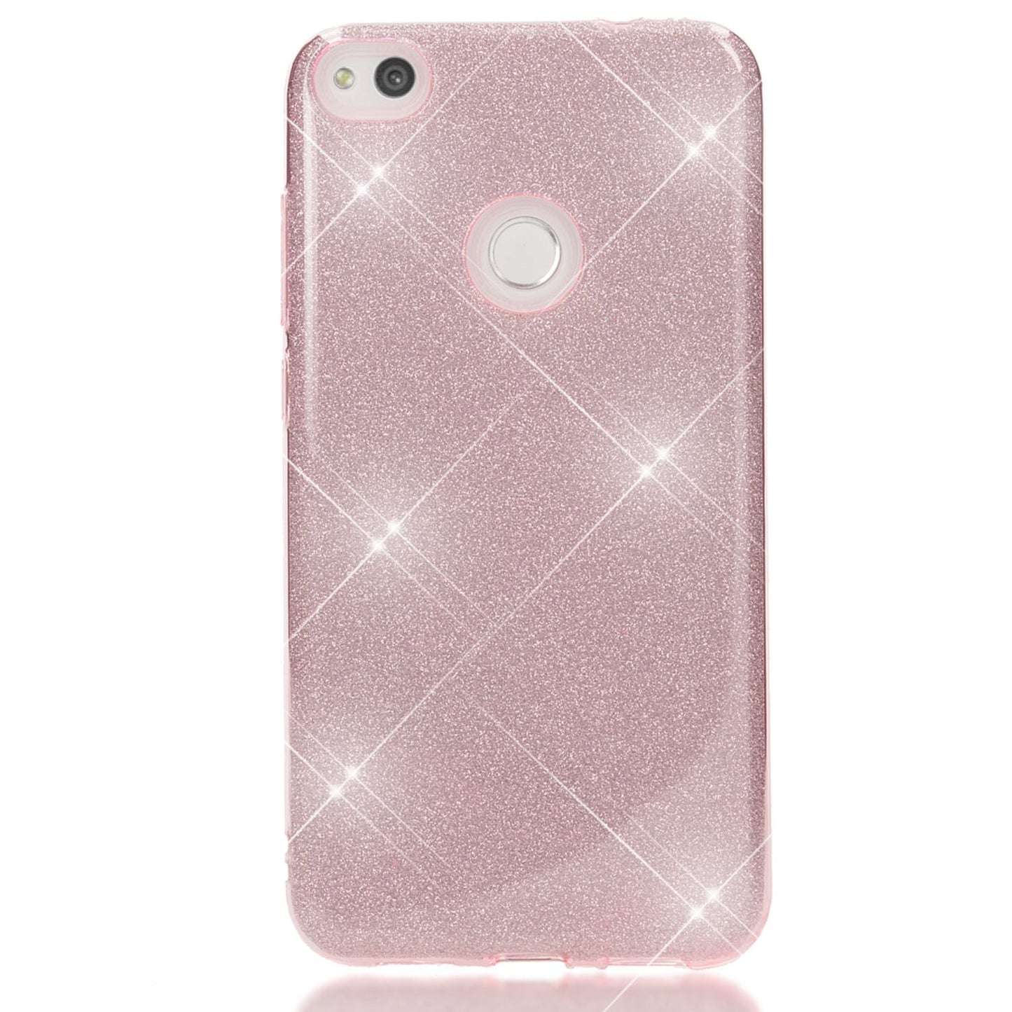 Husa de telefon cu sclipici pentru Huawei P8 Lite (2017) de la NALIA, silicon protector