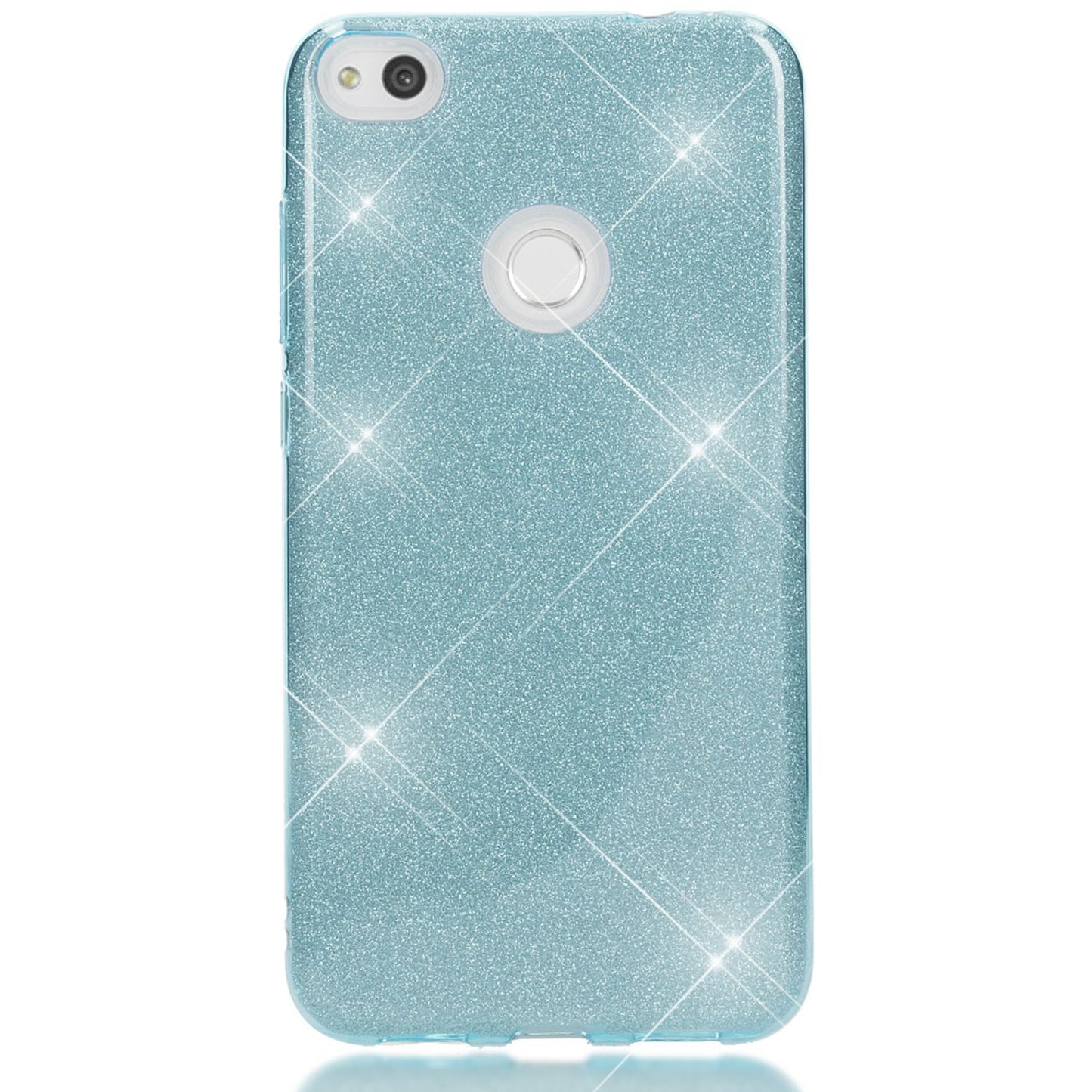 Husa de telefon cu sclipici pentru Huawei P8 Lite (2017) de la NALIA, silicon protector