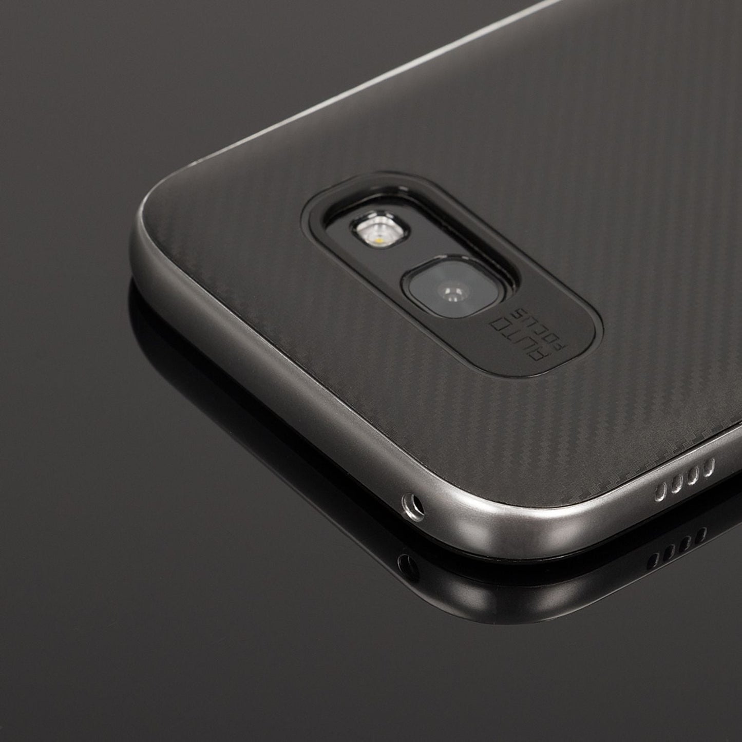 Samsung Galaxy A5 17 Handy Hülle Carbon Case von NALIA, Silikon Cover mit Bumper