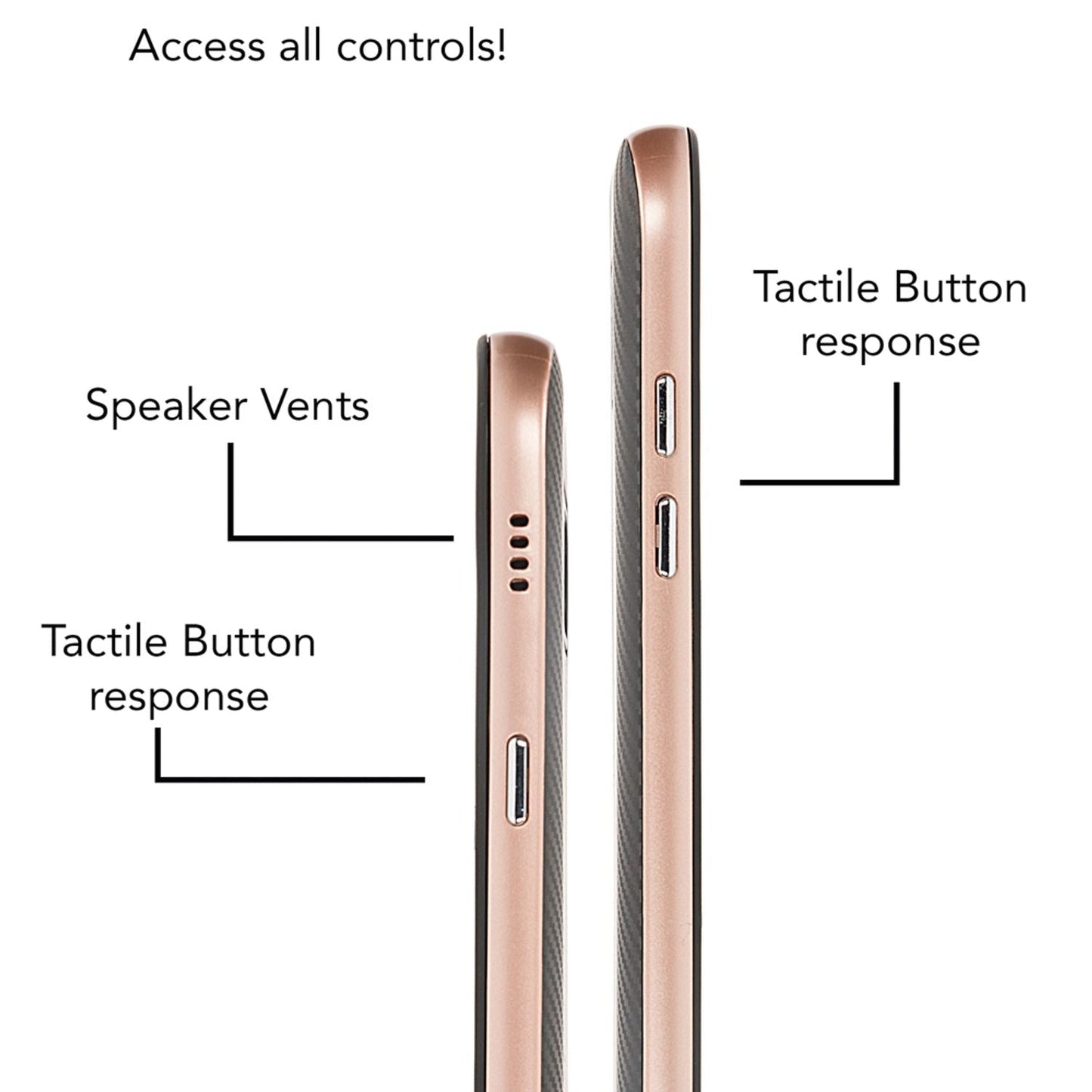 Samsung Galaxy A5 17 Handy Hülle Carbon Case von NALIA, Silikon Cover mit Bumper