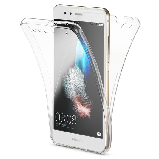Carcasă Huawei P10 Lite, extra subțire, transparentă, cu protecție la 360 de grade - silicon de înaltă calitate, potrivită perfect