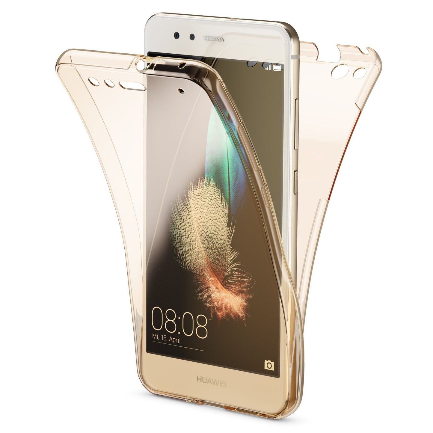 Carcasă Huawei P10 Lite, extra subțire, transparentă, cu protecție la 360 de grade - silicon de înaltă calitate, potrivită perfect
