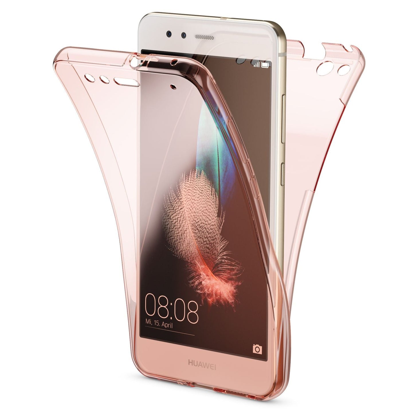 Carcasă Huawei P10 Lite, extra subțire, transparentă, cu protecție la 360 de grade - silicon de înaltă calitate, potrivită perfect