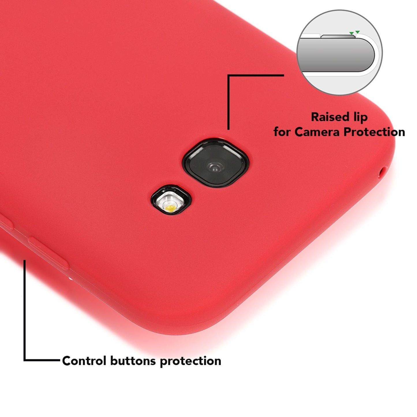 NALIA Galaxy A5 Ultra-Slim Silikon Hülle - Kapazität Ultraleicht, Leistung TPU Silikon, Größe Passgenau