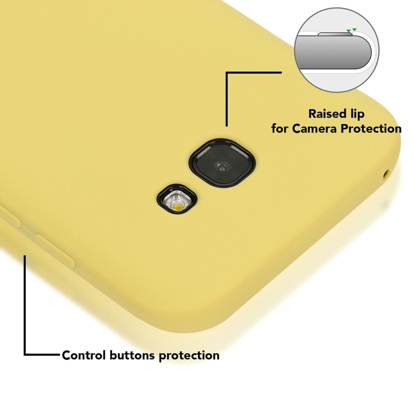 NALIA Galaxy A5 Ultra-Slim Silikon Hülle - Kapazität Ultraleicht, Leistung TPU Silikon, Größe Passgenau