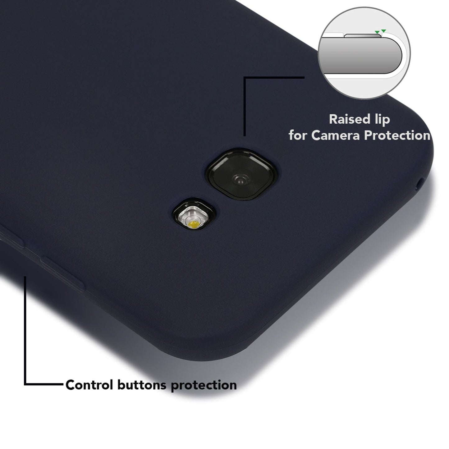 NALIA Galaxy A5 Ultra-Slim Silikon Hülle - Kapazität Ultraleicht, Leistung TPU Silikon, Größe Passgenau