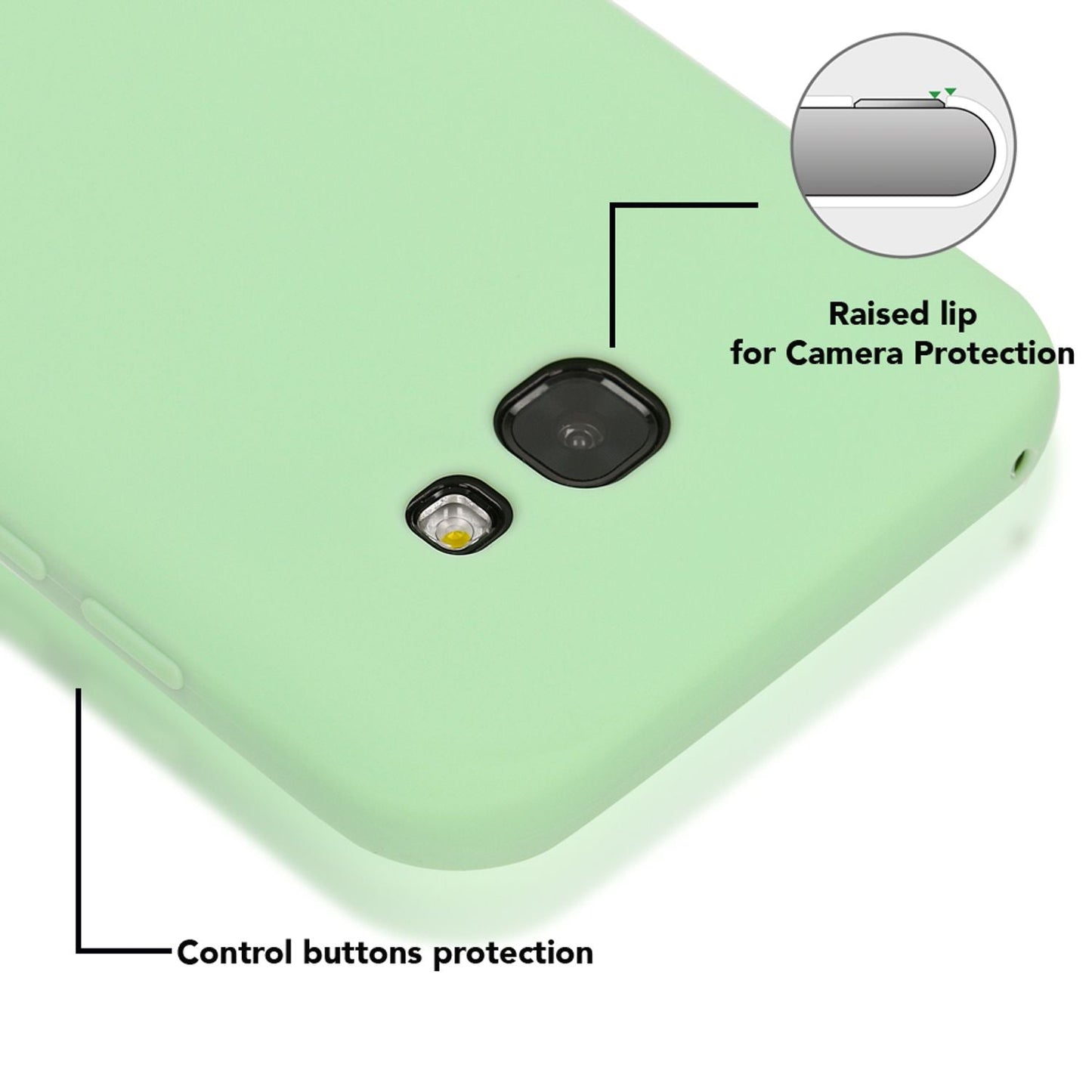 NALIA Galaxy A5 Ultra-Slim Silikon Hülle - Kapazität Ultraleicht, Leistung TPU Silikon, Größe Passgenau