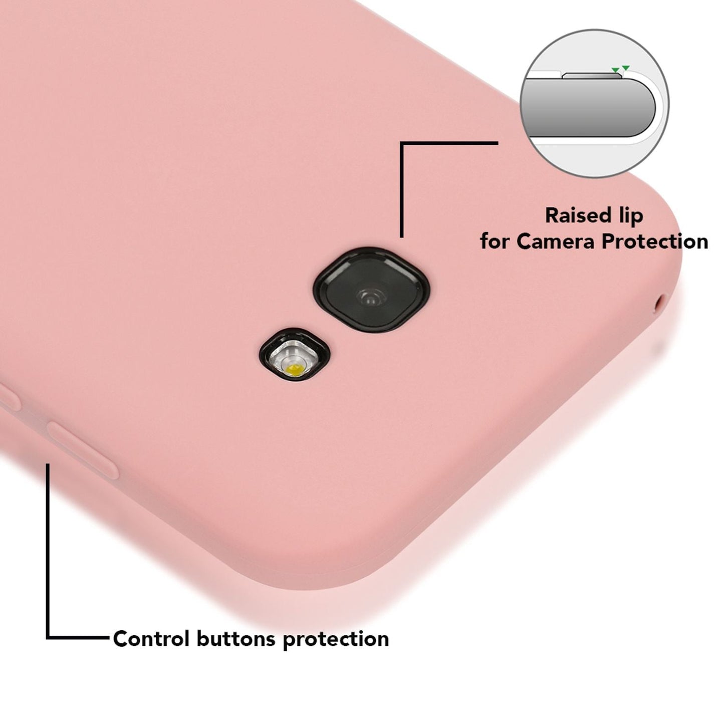 NALIA Galaxy A5 Ultra-Slim Silikon Hülle - Kapazität Ultraleicht, Leistung TPU Silikon, Größe Passgenau