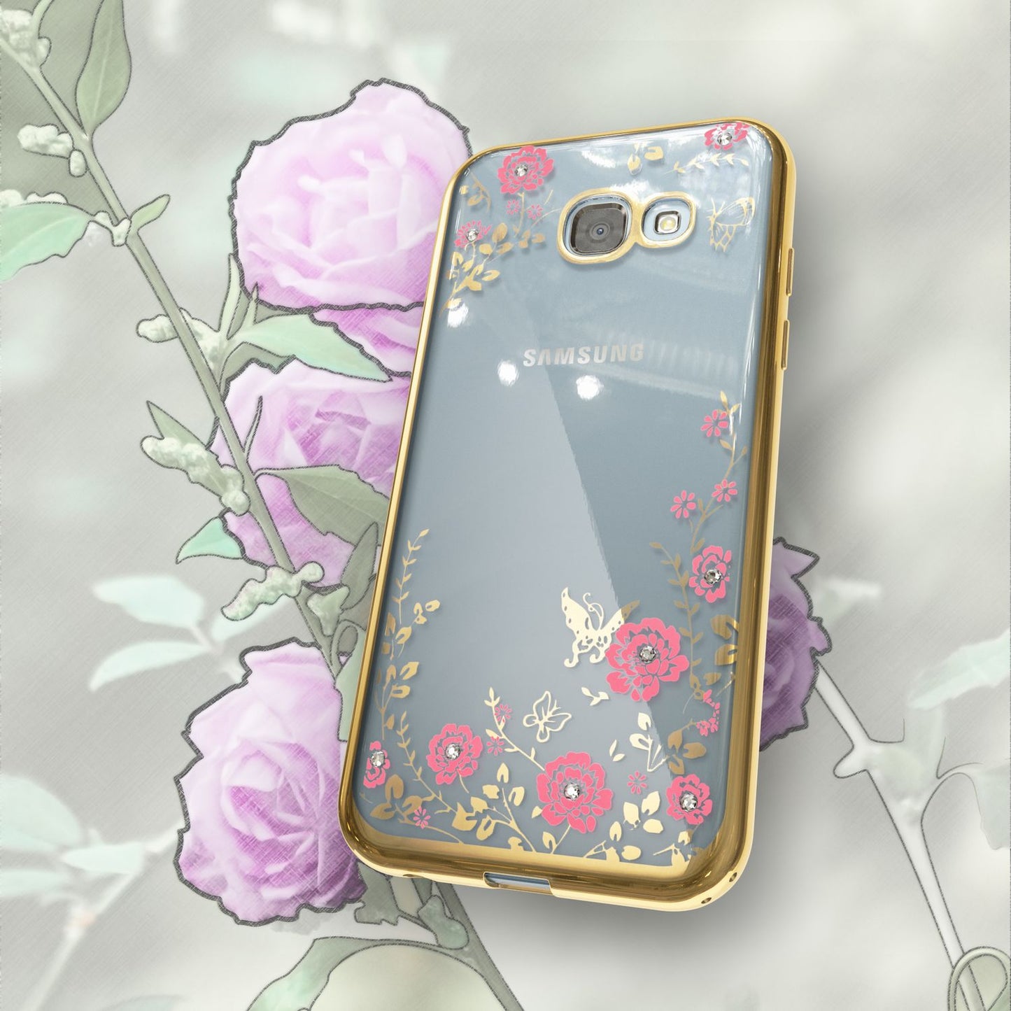 Samsung Galaxy A5 2017 Hülle Handyhülle von NALIA, Durchsichtiges Silikon Case