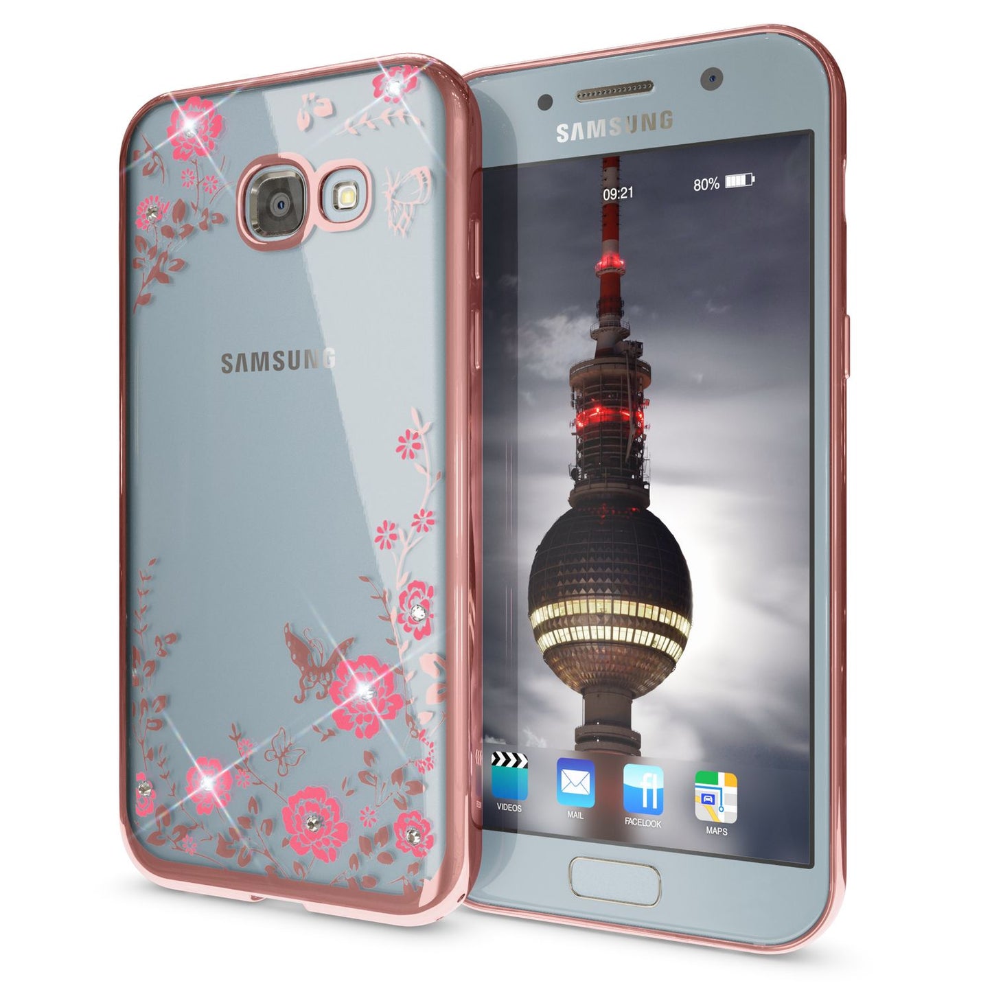 Samsung Galaxy A5 2017 Hülle Handyhülle von NALIA, Durchsichtiges Silikon Case