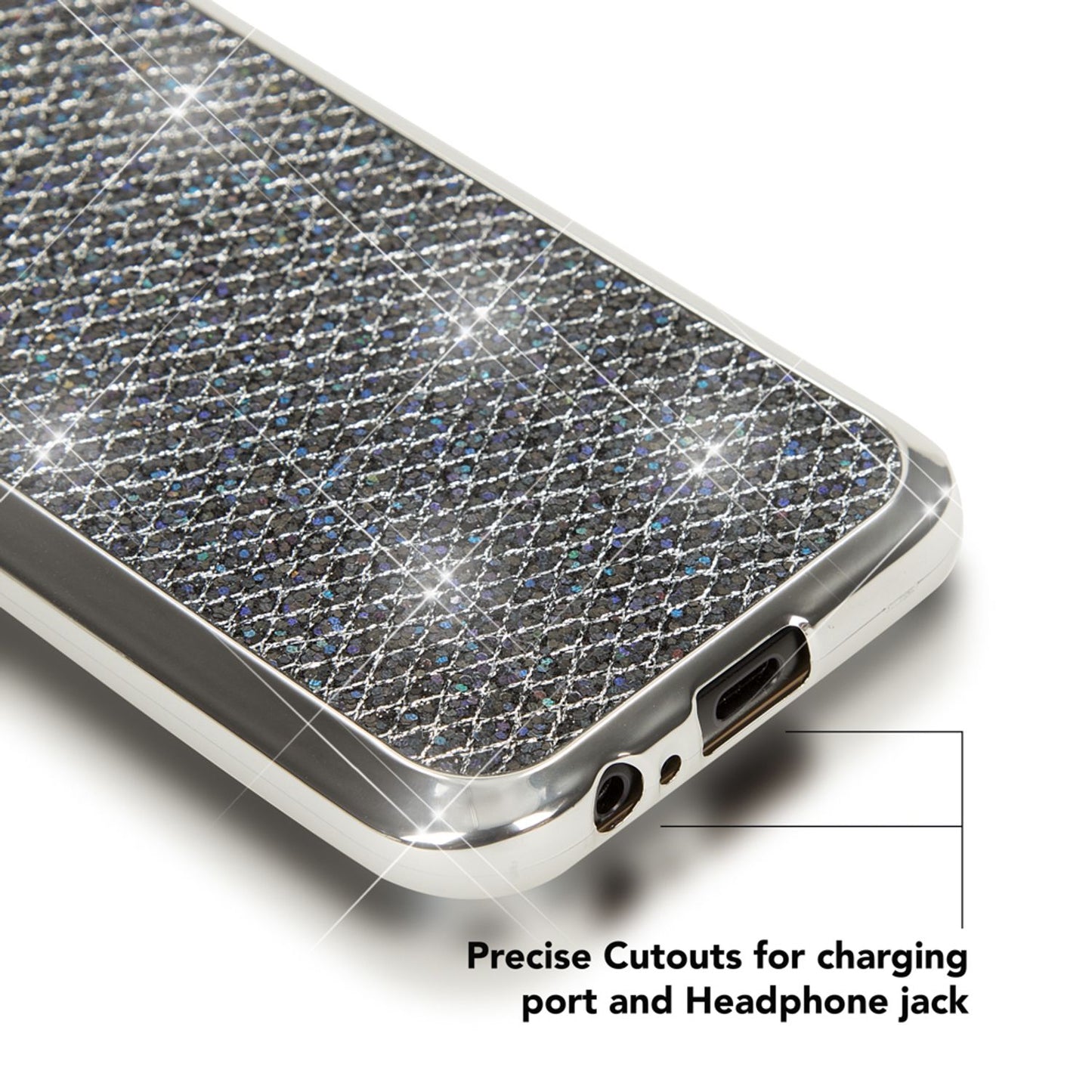 NALIA Galaxy A5 Glitzer Hülle - Kapazität Slim Silikon, Größe 5,2 Zoll, Stil Glitter