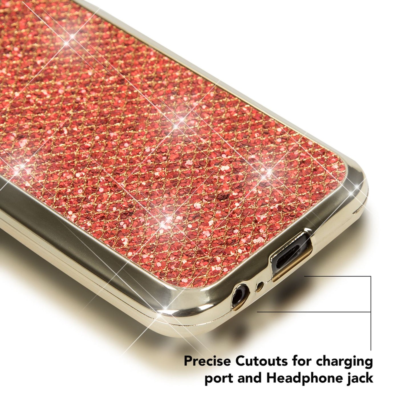 NALIA Galaxy A5 Glitzer Hülle - Kapazität Slim Silikon, Größe 5,2 Zoll, Stil Glitter