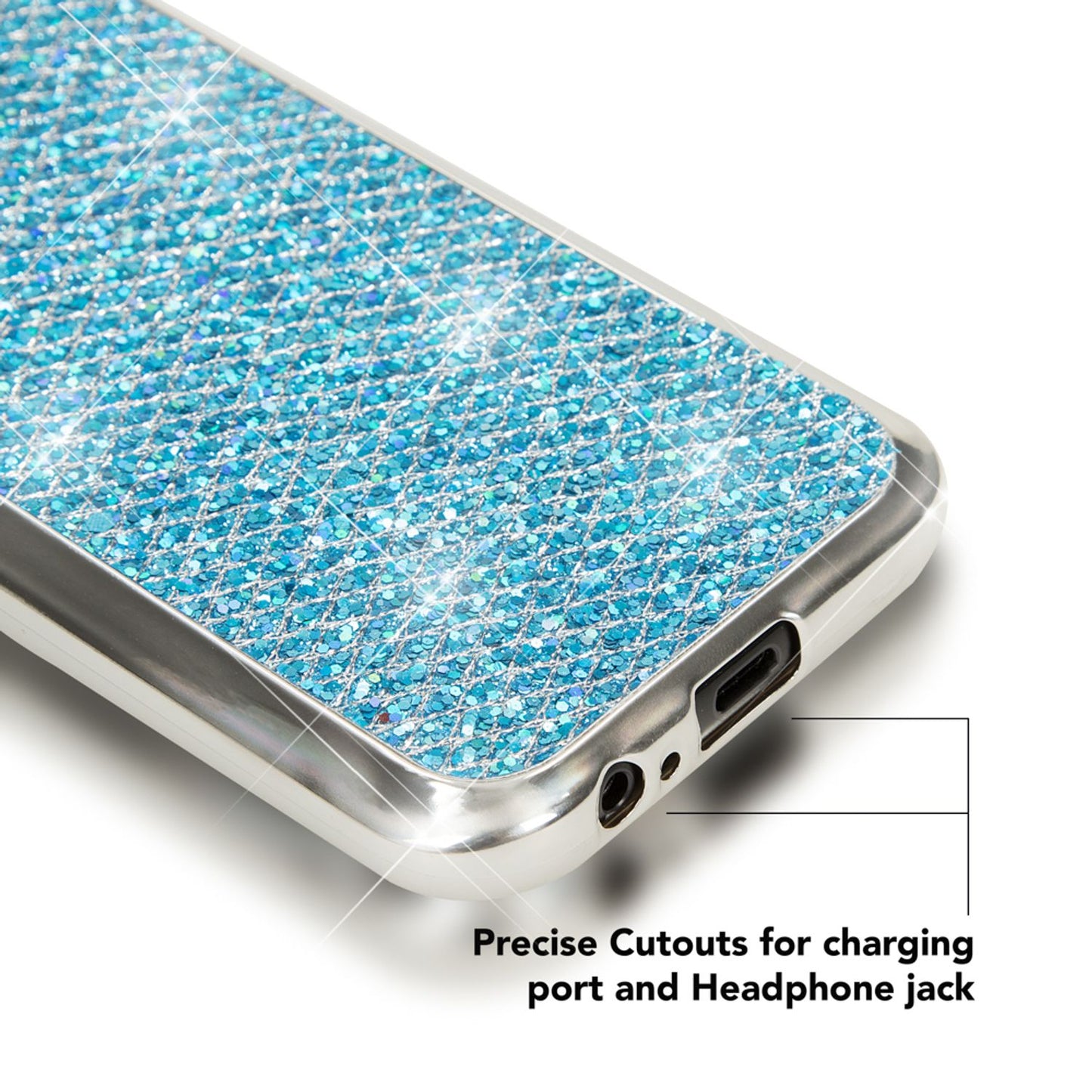 NALIA Galaxy A5 Glitzer Hülle - Kapazität Slim Silikon, Größe 5,2 Zoll, Stil Glitter