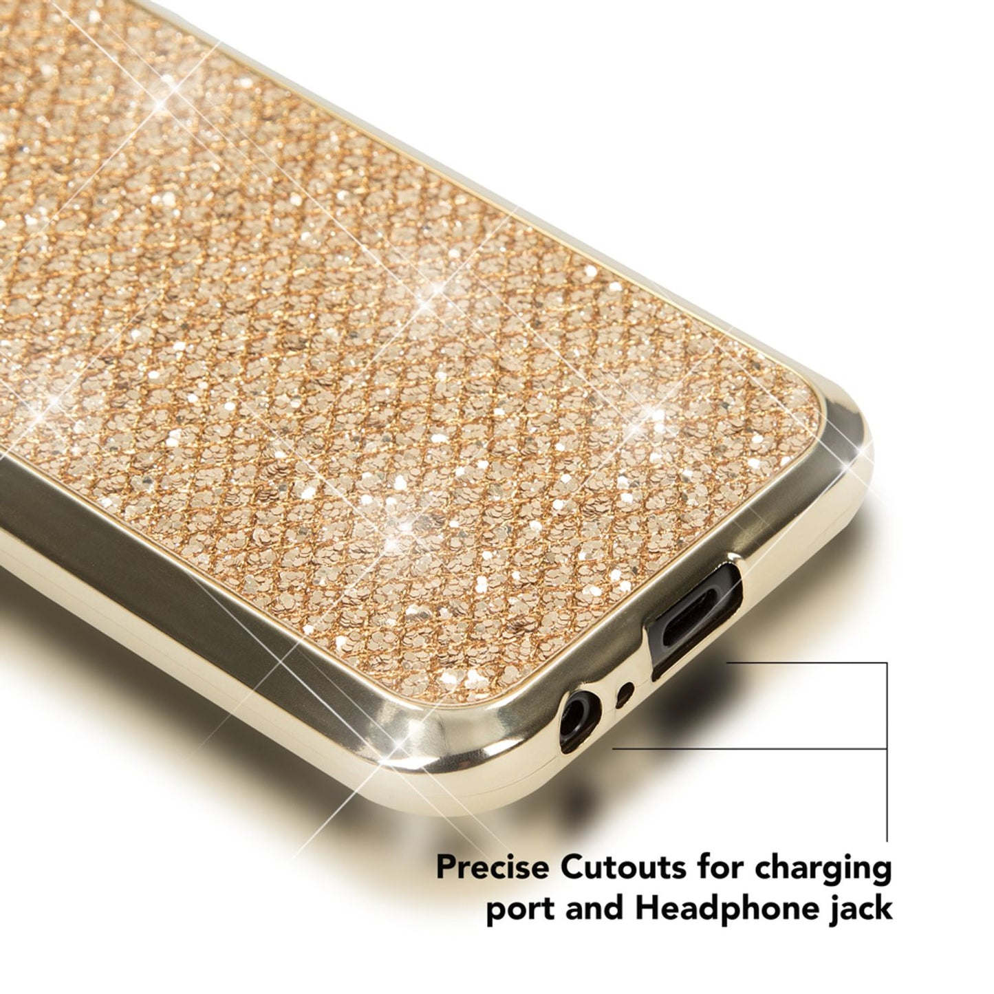 NALIA Galaxy A5 Glitzer Hülle - Kapazität Slim Silikon, Größe 5,2 Zoll, Stil Glitter