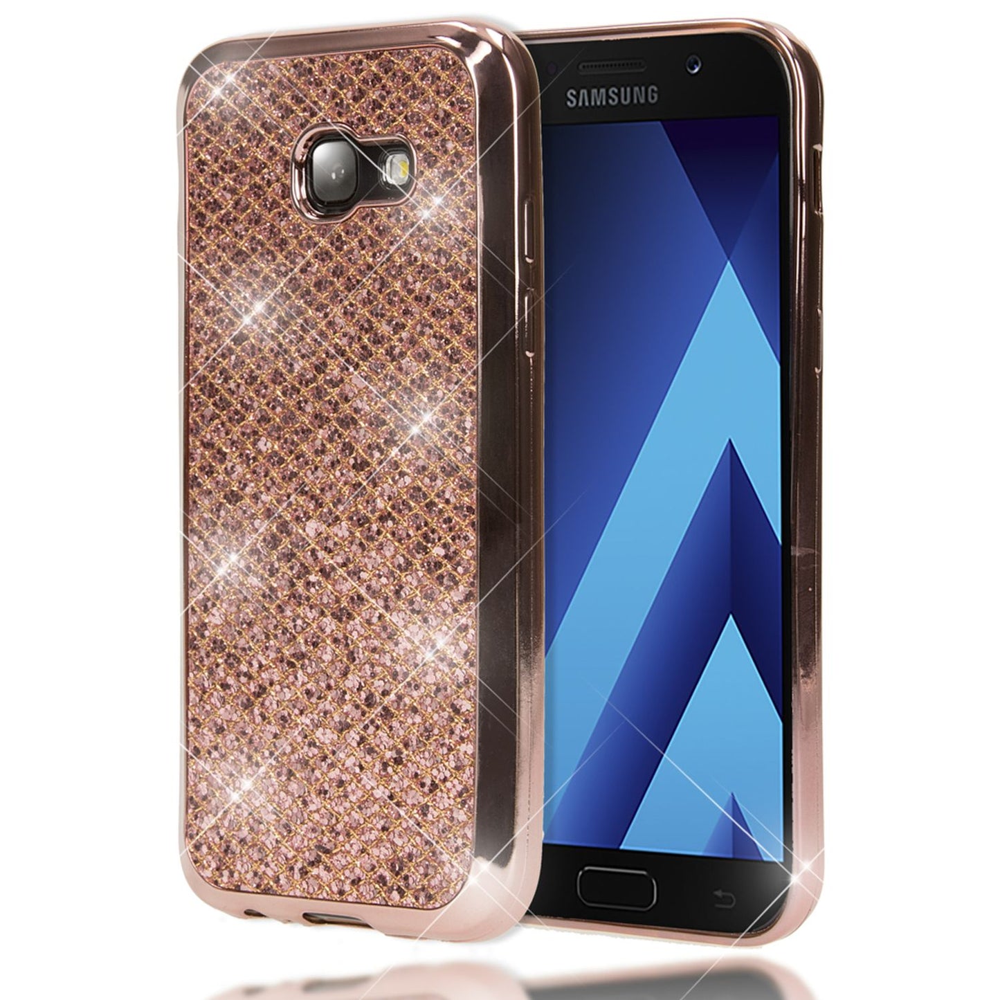 NALIA Galaxy A5 Glitzer Hülle - Kapazität Slim Silikon, Größe 5,2 Zoll, Stil Glitter