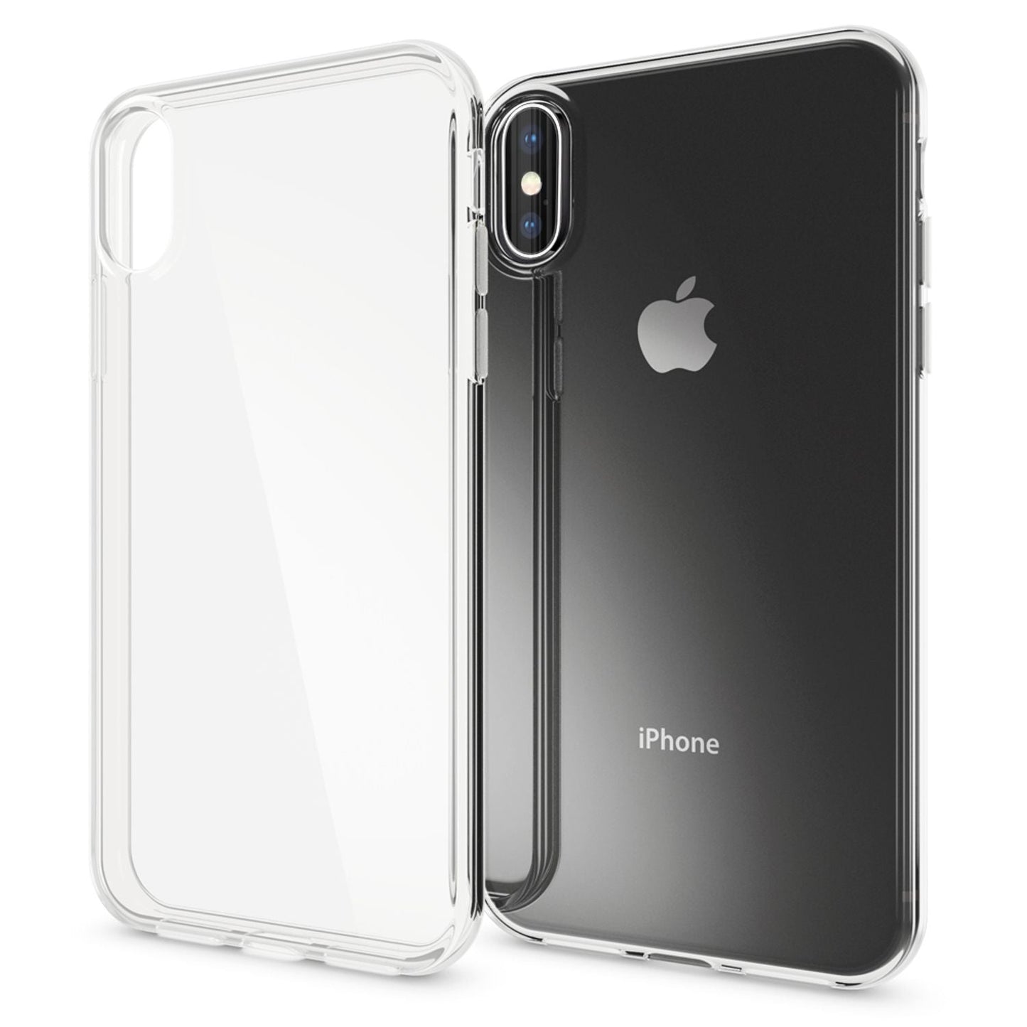 NALIA IPhone XS Max Dünne Silikonhülle Kristallklar - Dicke 0,4 mm, Passgenau, Transparent