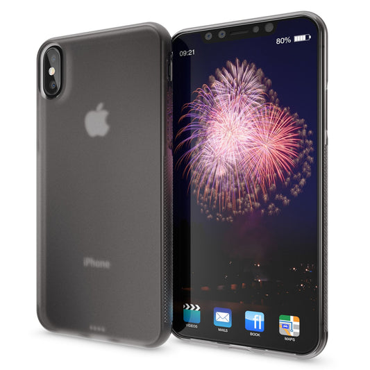 NALIA IPhone X XS Hülle Anti Slip Matte Silikon Schutz Etui - Dünn Leicht Passgenau