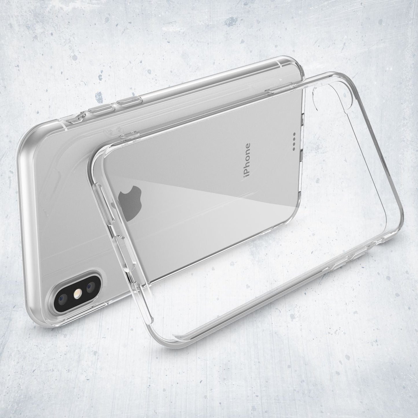 NALIA IPhone X XS Hülle Ultra Slim Leicht Dünn Crystal Klar Fortschrittlich - Silikon Case Transparent