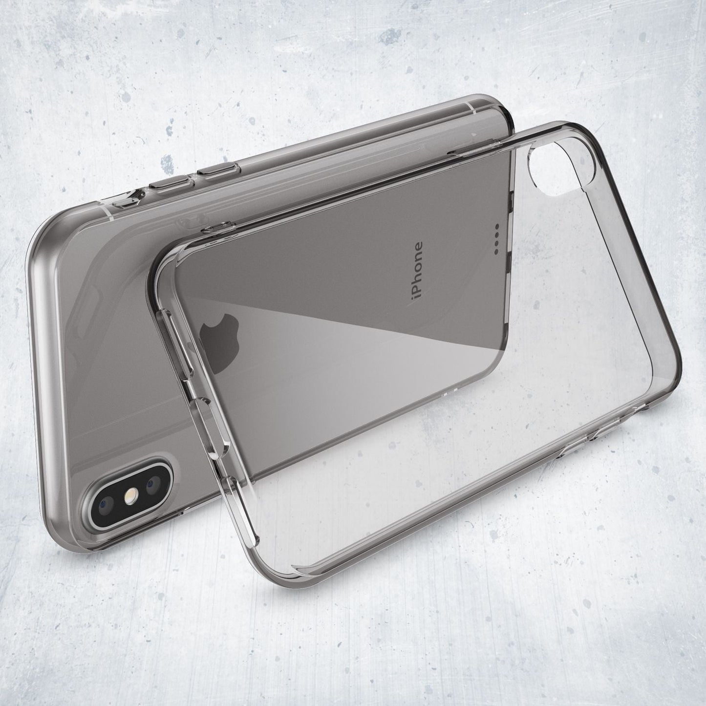 NALIA IPhone X XS Hülle Ultra Slim Leicht Dünn Crystal Klar Fortschrittlich - Silikon Case Transparent
