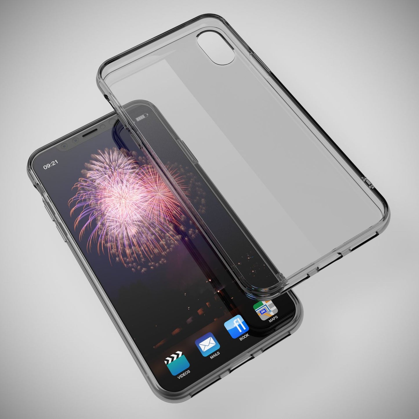 NALIA IPhone X XS Hülle Ultra Slim Leicht Dünn Crystal Klar Fortschrittlich - Silikon Case Transparent