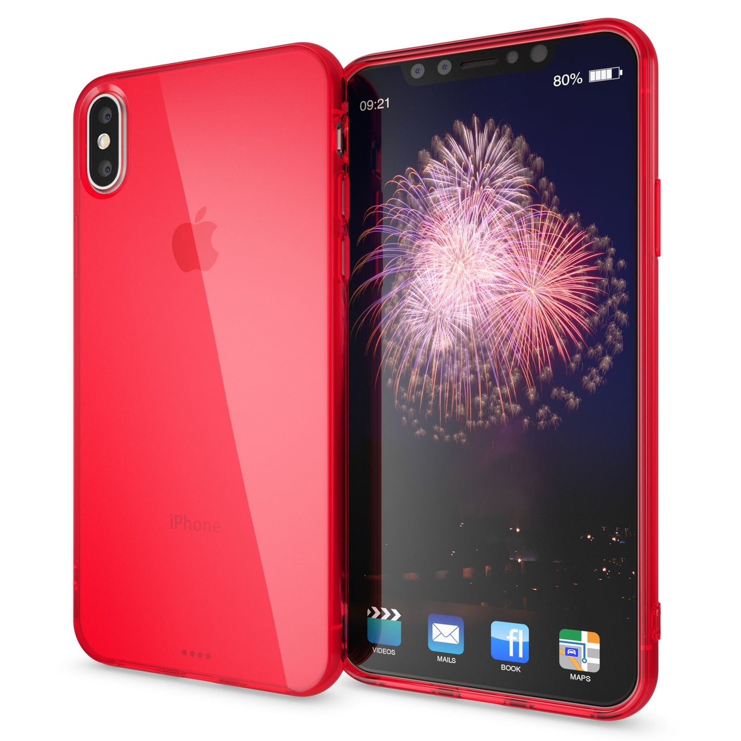 NALIA IPhone X XS Hülle Ultra Slim Leicht Dünn Crystal Klar Fortschrittlich - Silikon Case Transparent