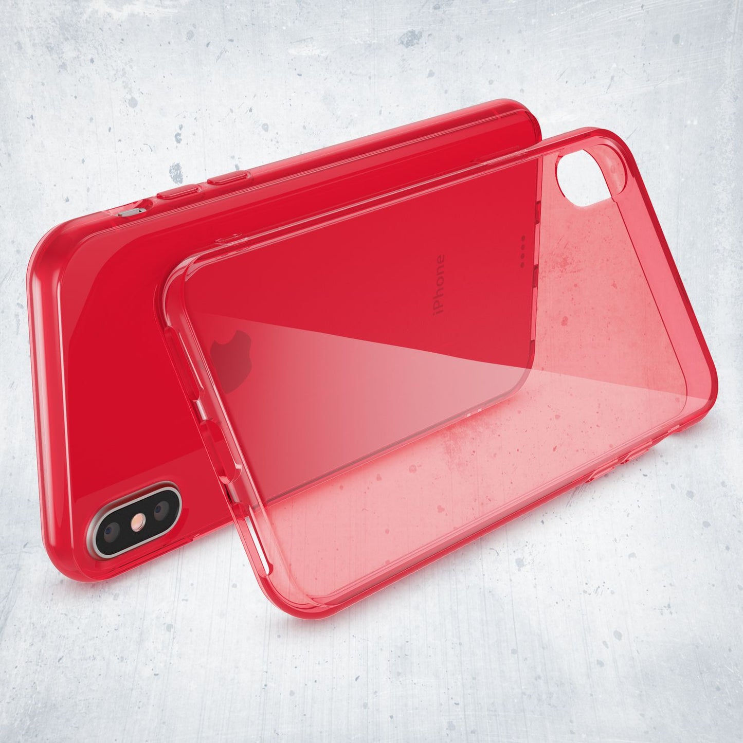 NALIA IPhone X XS Hülle Ultra Slim Leicht Dünn Crystal Klar Fortschrittlich - Silikon Case Transparent