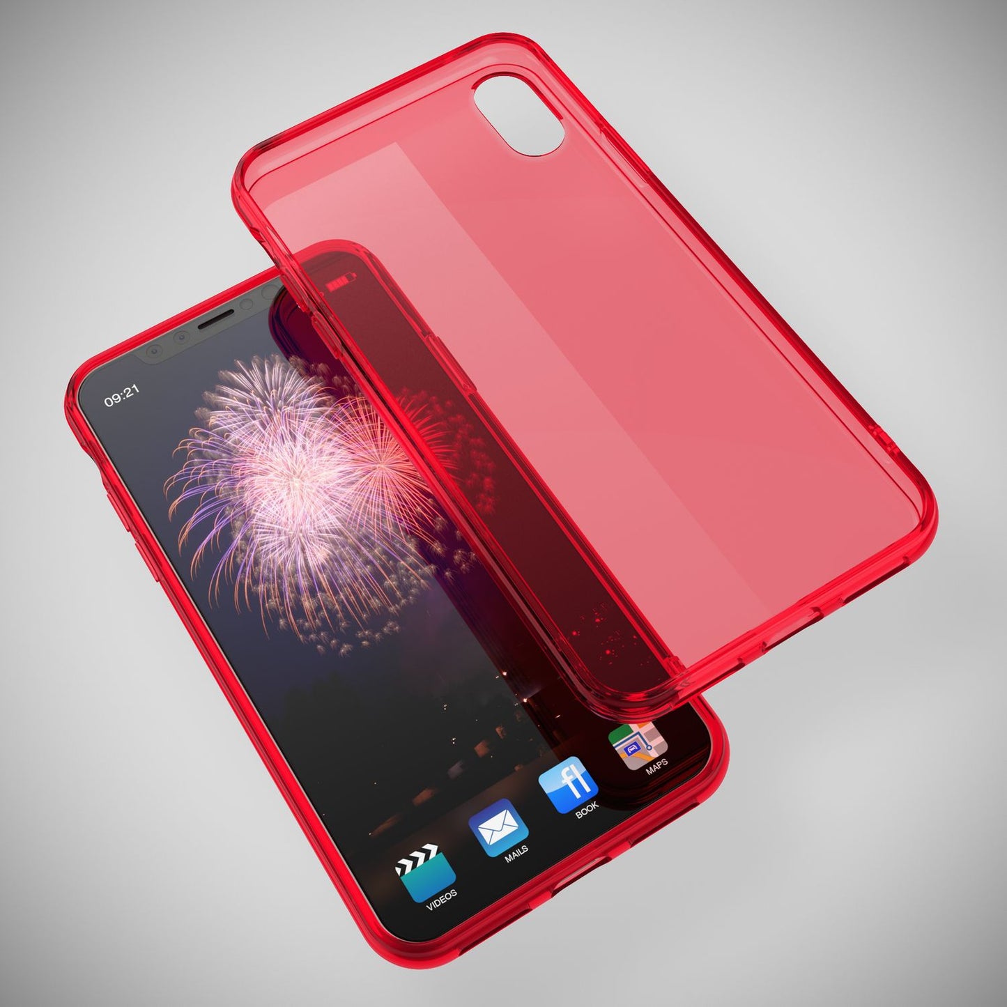 NALIA IPhone X XS Hülle Ultra Slim Leicht Dünn Crystal Klar Fortschrittlich - Silikon Case Transparent