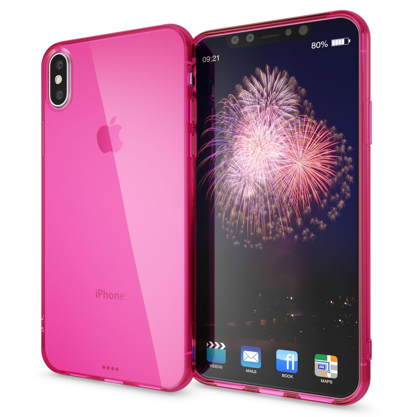 NALIA IPhone X XS Hülle Ultra Slim Leicht Dünn Crystal Klar Fortschrittlich - Silikon Case Transparent