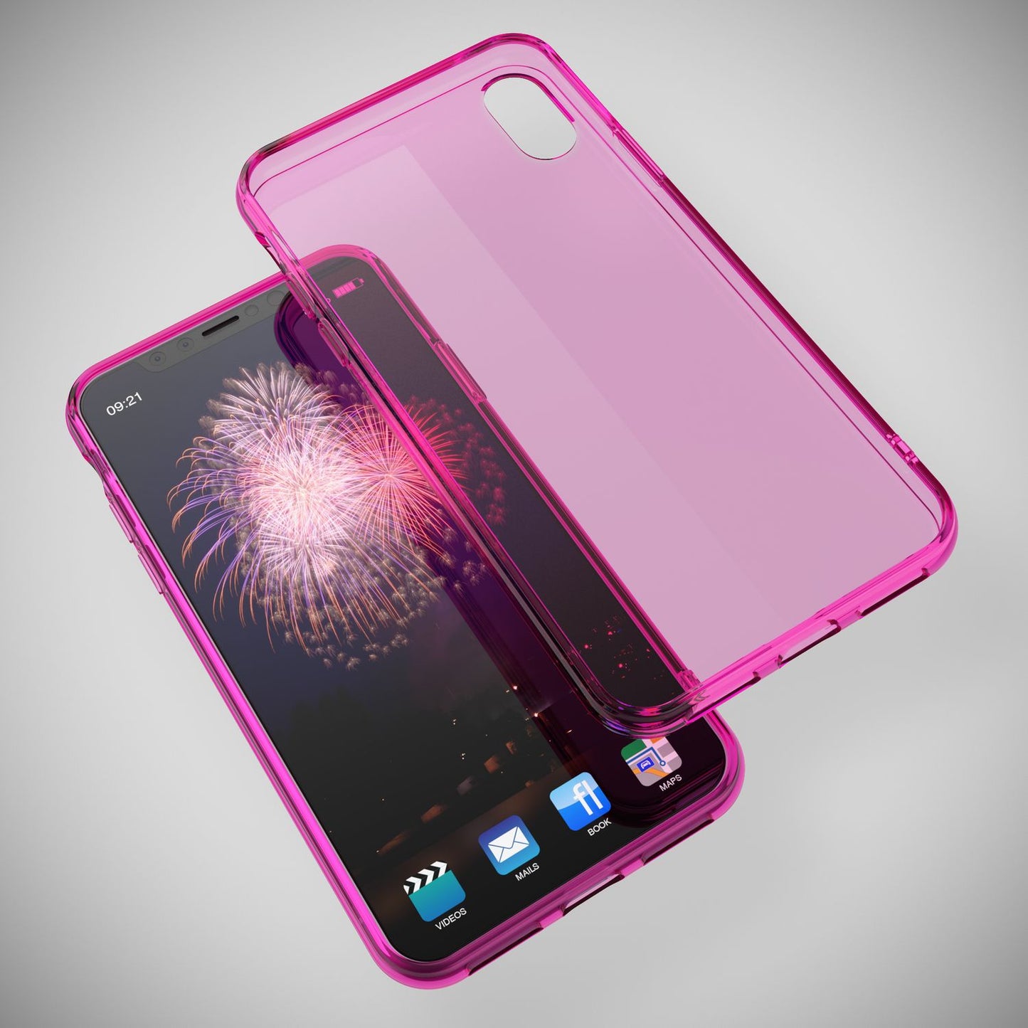 NALIA IPhone X XS Hülle Ultra Slim Leicht Dünn Crystal Klar Fortschrittlich - Silikon Case Transparent