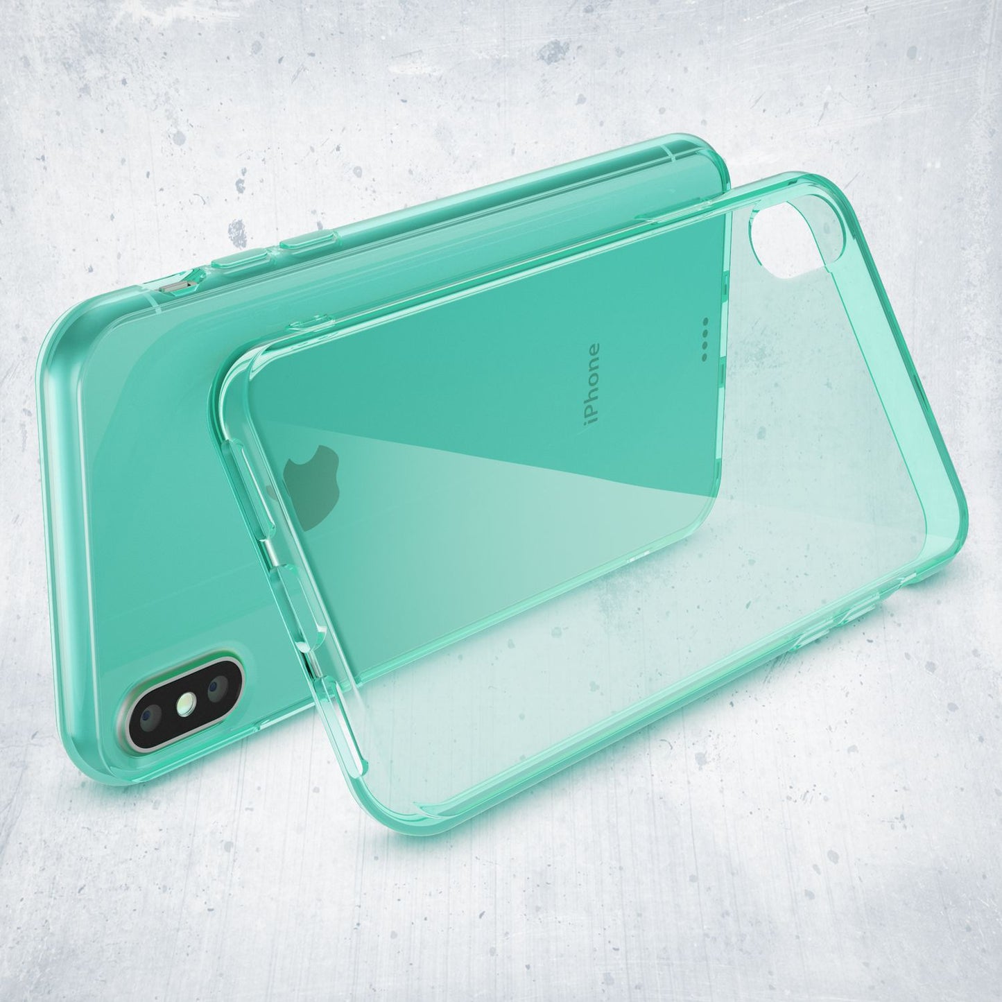 NALIA IPhone X XS Hülle Ultra Slim Leicht Dünn Crystal Klar Fortschrittlich - Silikon Case Transparent