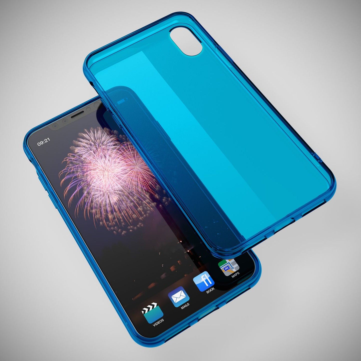 NALIA IPhone X XS Hülle Ultra Slim Leicht Dünn Crystal Klar Fortschrittlich - Silikon Case Transparent