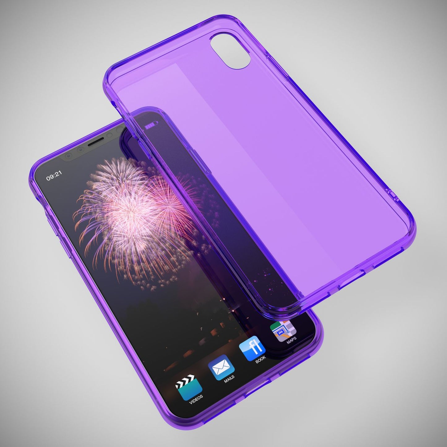 NALIA IPhone X XS Hülle Ultra Slim Leicht Dünn Crystal Klar Fortschrittlich - Silikon Case Transparent