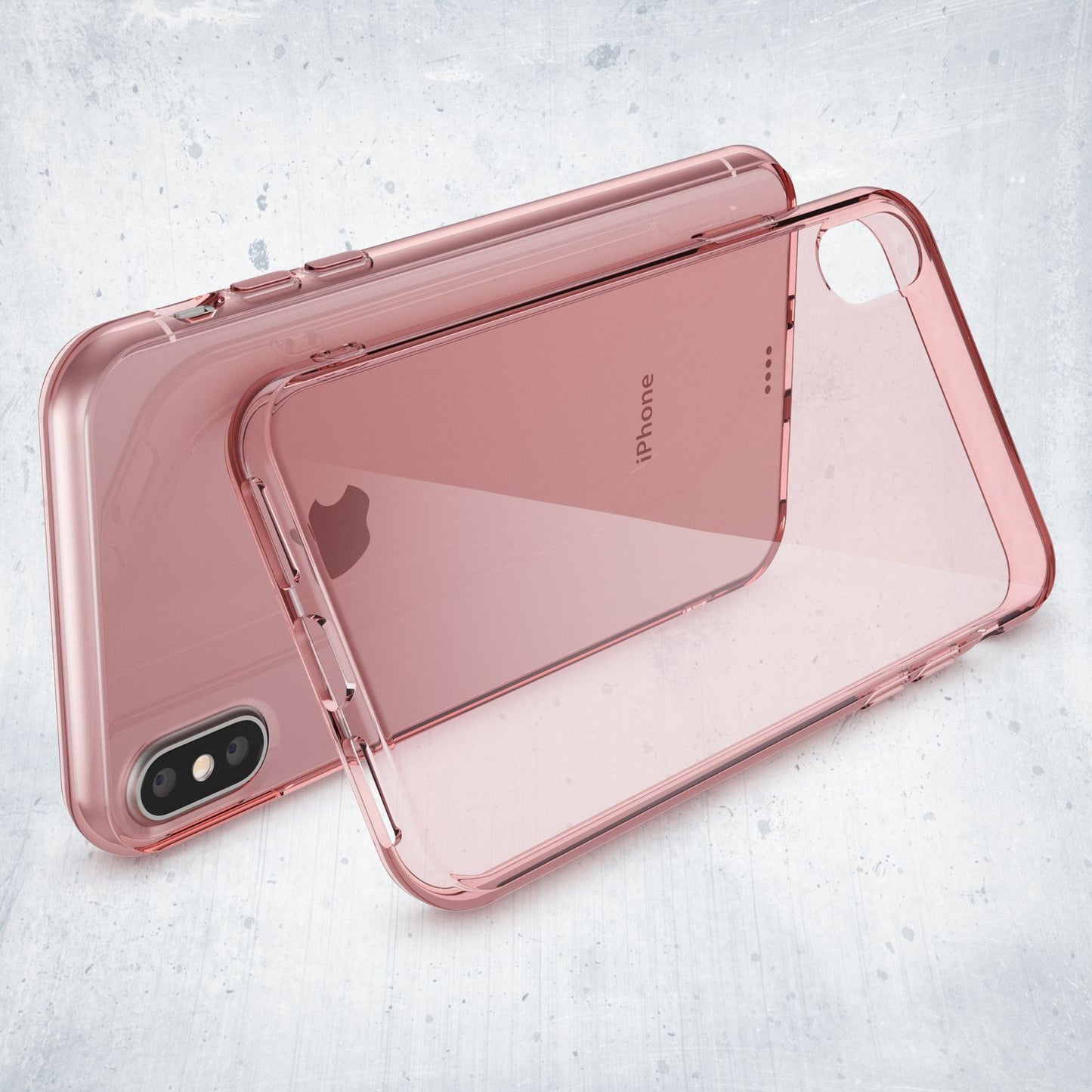 NALIA IPhone X XS Hülle Ultra Slim Leicht Dünn Crystal Klar Fortschrittlich - Silikon Case Transparent
