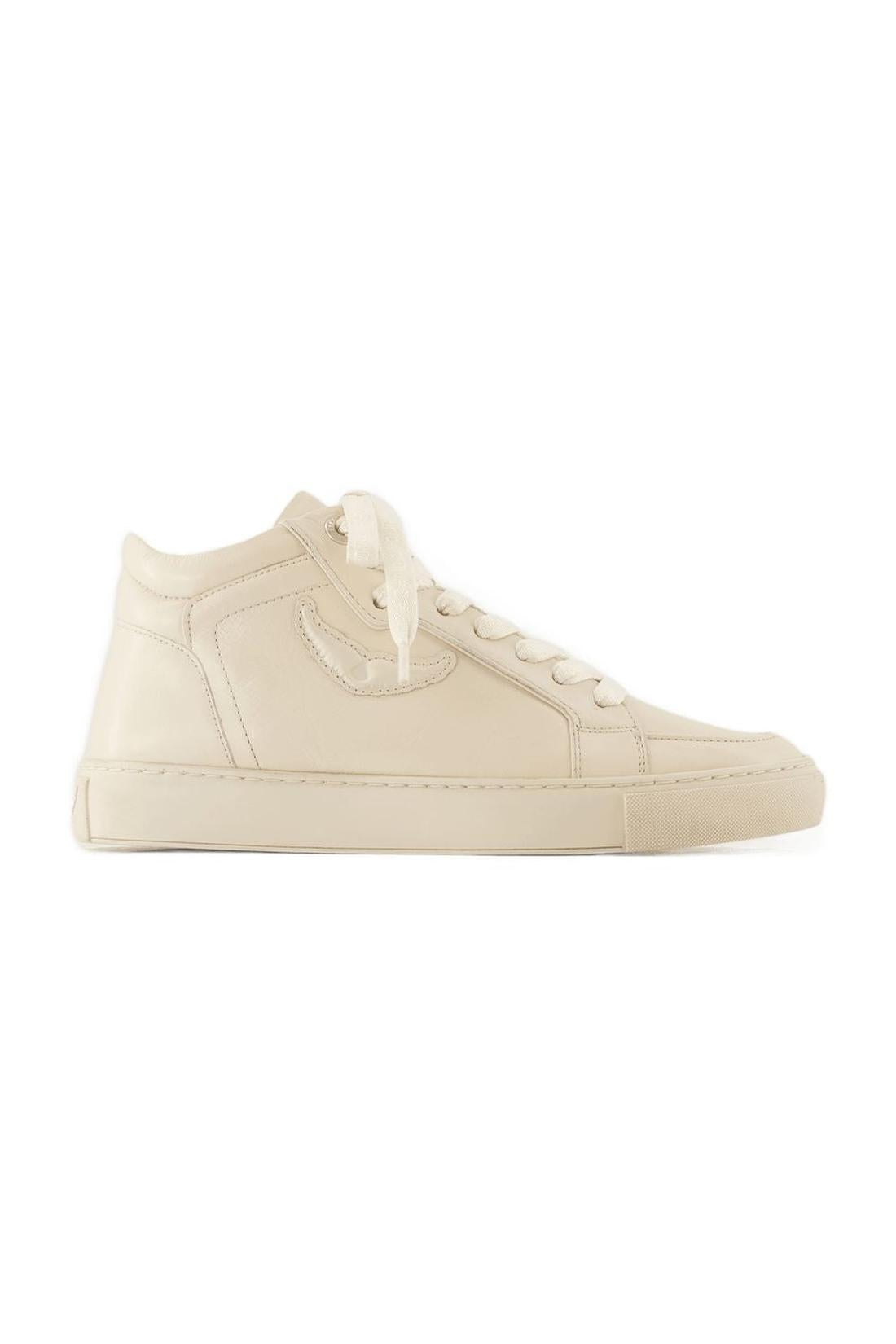 Sneakers Mid Fly On - Zadig & Voltaire - Leder - Weiß