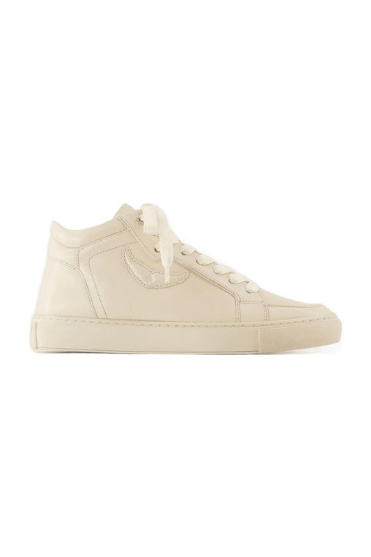 Sneakers Mid Fly On - Zadig & Voltaire - Leder - Weiß